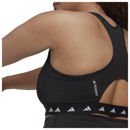 Adidas Γυναικείο μπουστάκι Power React Medium-Support Techfit (Plus Size) Adidas Γυναικείο μπουστάκι Power React Medium-Support Techfit (Plus Size)